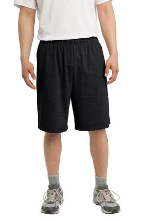 Sport-Tek ST310 Jersey Knit Short with Pockets — Front
