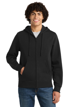 Sport-Tek ST258 Full-Zip Hooded Sweatshirt — Front
