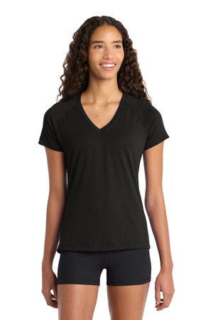 Sport-Tek LST700 Women's Ultimate Performance V-Neck — Front