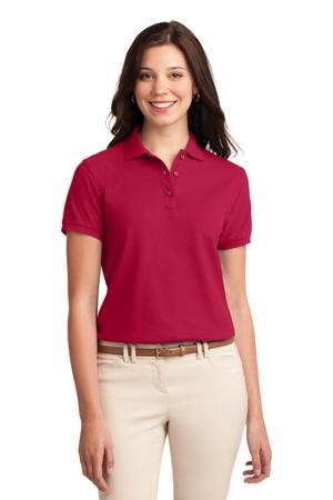 Port Authority L500 Women's Silk Touch Polo — Front