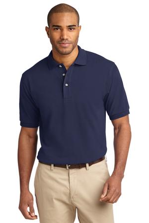 Port Authority TLK420 Tall Heavyweight Cotton Pique Polo — Front