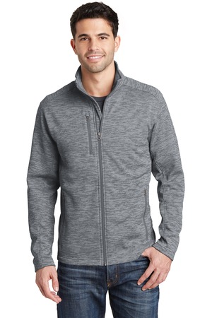 Port Authority F231 Digi Stripe Fleece Jacket — Front
