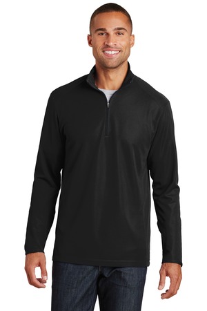 Port Authority K806 Pinpoint Mesh 1/2-Zip — Front