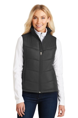 Port Authority L709 Women's Puffy Vest — Front