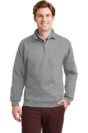 Jerzees 4528M Super Sweats NuBlend - 1/4-Zip Sweatshirt with Cadet Collar in Oxford