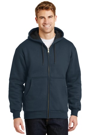 CornerStone CS620 Heavyweight Full-Zip Hooded Sweatshirt with Thermal Lining — Front