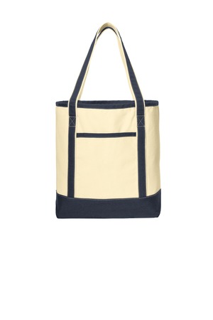 Port Authority BG413 Large Cotton Canvas Tote — Front