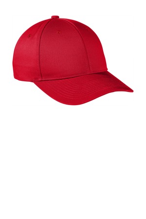Port Authority C801 Snapback Fine Twill Cap — Front