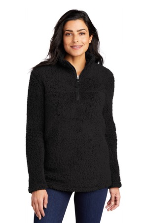 Port Authority L130 Women's Cozy 1/4-Zip Fleece — Front