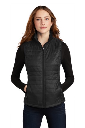 Port Authority L851 Women's Packable Puffy Vest — Front