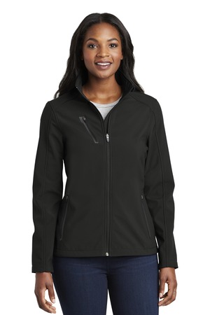 Port Authority L324 Women's Welded Soft Shell Jacket — Front