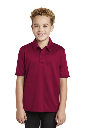 Port Authority Y540 Youth Silk Touch Performance Polo — Front