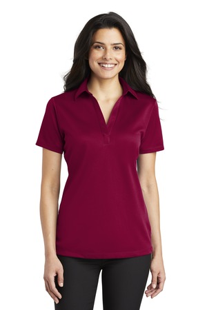 Port Authority L540 Women's Silk Touch Performance Polo — Front
