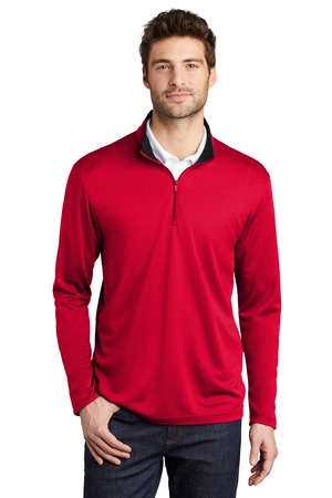 Port Authority K584 Silk Touch Performance 1/4-Zip — Front