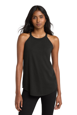 District DT137L Women's Perfect Tri Rocker Tank — Front