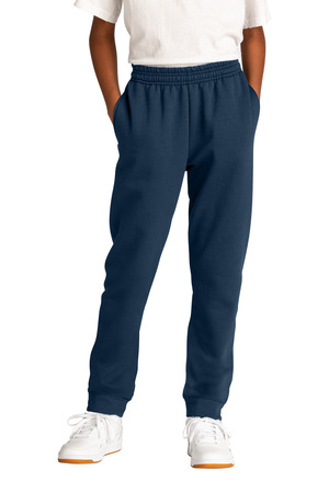 Port & Co PC78YJ Youth Core Fleece Jogger — Front