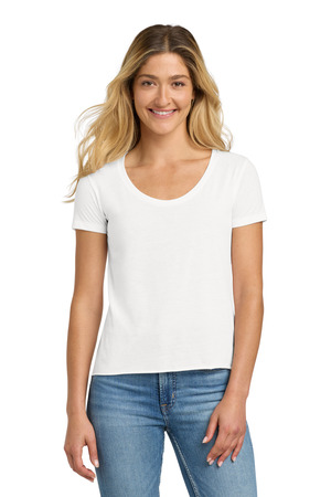 Next Level Apparel NL5030 Women's Festival Scoop Neck Tee in White