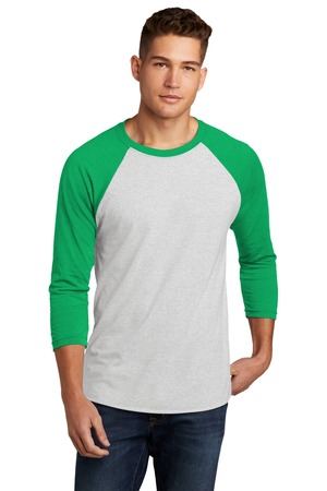 Next Level Apparel NL6051 Adult Tri-Blend 3/4-Sleeve Raglan Tee — Front