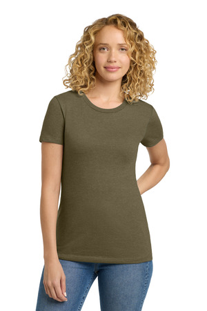 Next Level Apparel NL6610 Women's CVC Tee in Military Green