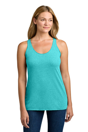 Next Level Apparel NL6733 Women's Tri-Blend Racerback Tank in Tahiti Blue