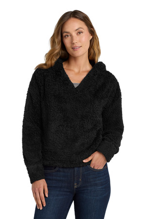 Port Authority L132 Women's Cozy Fleece Hoodie — Front