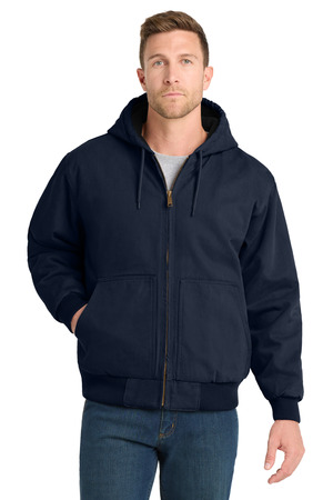 CornerStone CSJ41 Washed Duck Cloth Insulated Hooded Work Jacket — Front