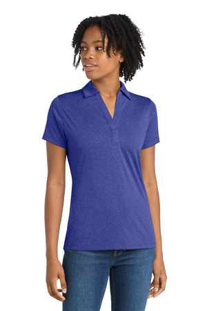 Sport-Tek LST660 Women's Heather Contender Polo — Front