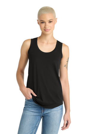 District DM138L Women's Perfect Tri Racerback Tank — Front