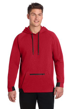 Sport-Tek ST571 PosiCharge Strive Hooded Pullover in Deep Red