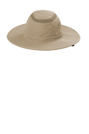 Port Authority C947 Outdoor Ventilated Wide Brim Hat — Front