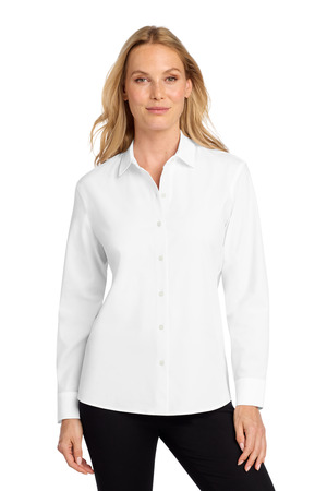Mercer+Mettle MM2001 Women's Long Sleeve Stretch Woven Shirt — Front