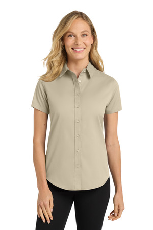 Port Authority L508 Women's Short Sleeve Easy Care Shirt — Front