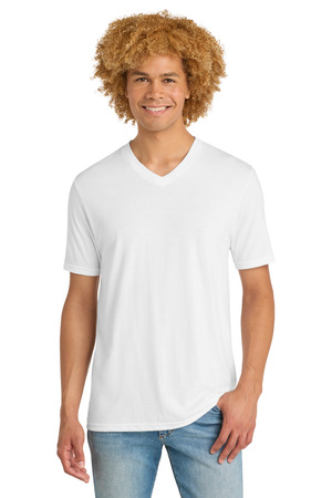 District DT1350 Perfect Tri V-Neck Tee — Front