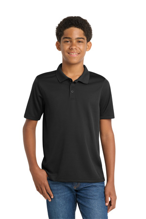 Sport-Tek YST640 Youth PosiCharge RacerMesh Polo — Front