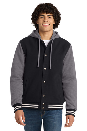 Sport-Tek JST82 Insulated Letterman Jacket — Front
