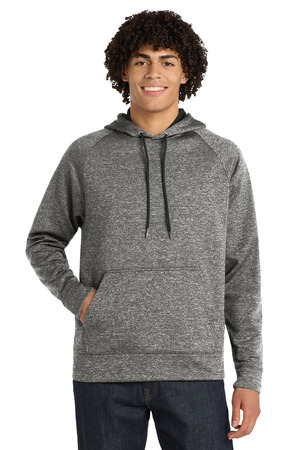 Sport-Tek ST225 PosiCharge Electric Heather Fleece Hooded Pullover — Front