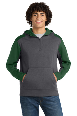 Graphite Heather/ Forest Green