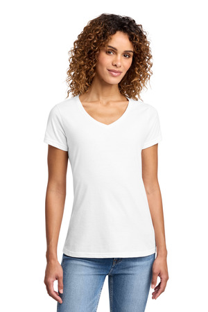 Port & Co LPC455V Women's Fan Favorite Blend V-Neck Tee — Front