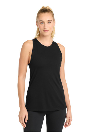 Sport-Tek LST402 Women's PosiCharge Tri-Blend Wicking Tank — Front