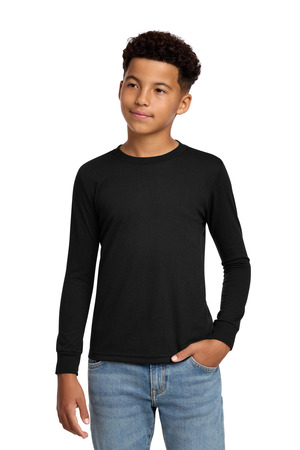 District DT132Y Youth Perfect Tri Long Sleeve Tee — Front