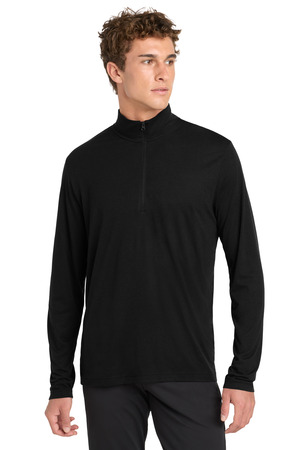 Sport-Tek ST407 PosiCharge Tri-Blend Wicking 1/4-Zip Pullover — Front