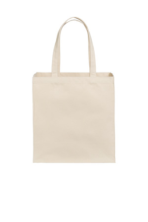Port Authority BG426 Cotton Canvas Over-the-Shoulder Tote — Front