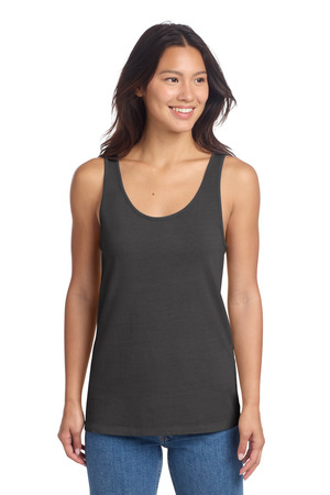 Port & Co LPC099TT Women's Beach Wash Garment-Dyed Tank — Front