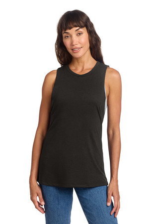 District DT153 Women's Perfect Tri Muscle Tank — Front