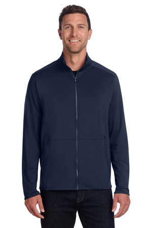 Port Authority K595 Accord Stretch Fleece Full-Zip — Front