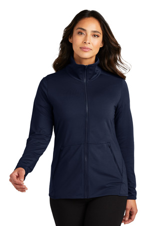 Port Authority LK595 Women's Accord Stretch Fleece Full-Zip — Front