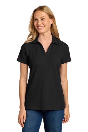 Port Authority LK867 Women's C-FREE Cotton Blend Pique Polo — Front
