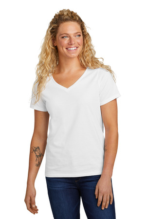 Volunteer Knitwear LVL45V Women's Daily V-Neck Tee — Front