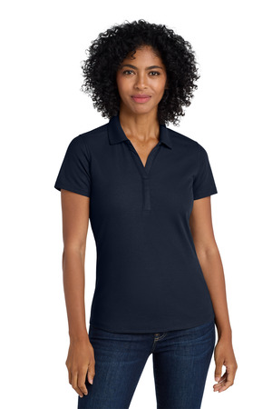 Port Authority LK600 Women's EZPerformance Pique Polo — Front