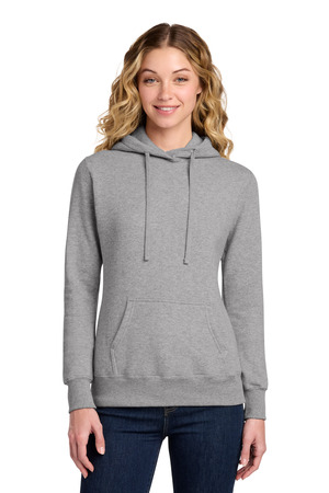 Port & Co LPC78H Women's Core Fleece Pullover Hooded Sweatshirt in Athletic Heather